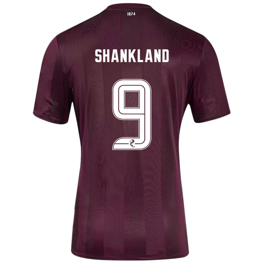 Kandiny Lapset Lawrence Shankland #9 Burgundia Kotipaita 2024/25 Lyhythihainen Paita T-Paita