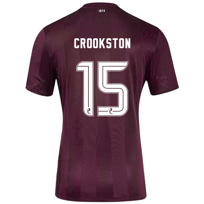 Kandiny Lapset Gregor Crookston #15 Burgundia Kotipaita 2024/25 Lyhythihainen Paita T-Paita