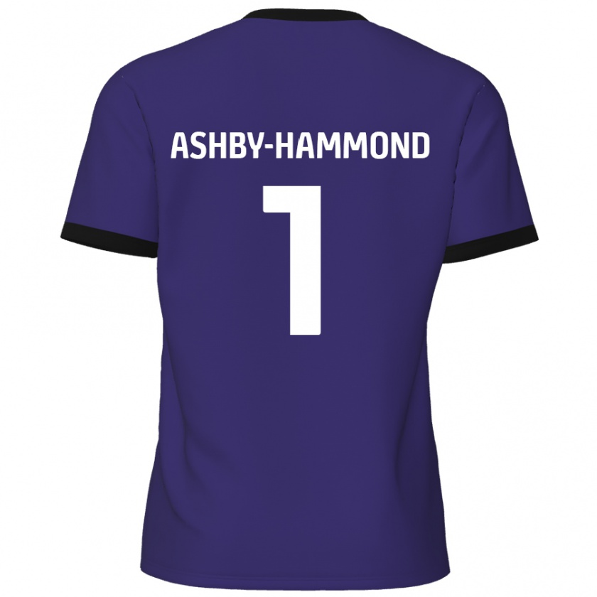 Kandiny Lapset Taye Ashby-Hammond #1 Violetti Vieraspaita 2024/25 Lyhythihainen Paita T-Paita