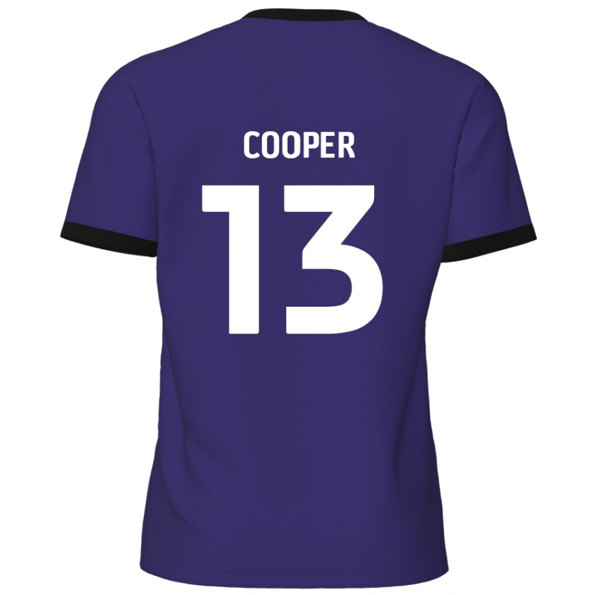 Kandiny Lapset Murphy Cooper #13 Violetti Vieraspaita 2024/25 Lyhythihainen Paita T-Paita