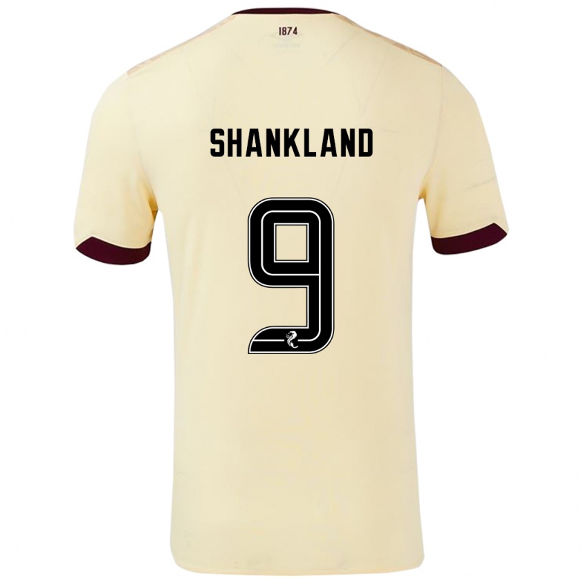 Kandiny Lapset Lawrence Shankland #9 Burgundin Kerma Vieraspaita 2024/25 Lyhythihainen Paita T-Paita