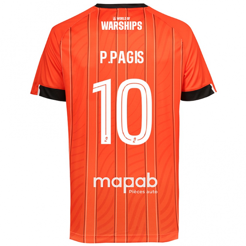 Kandiny Miesten Pablo Pagis #10 Oranssi Kotipaita 2024/25 Lyhythihainen Paita T-Paita