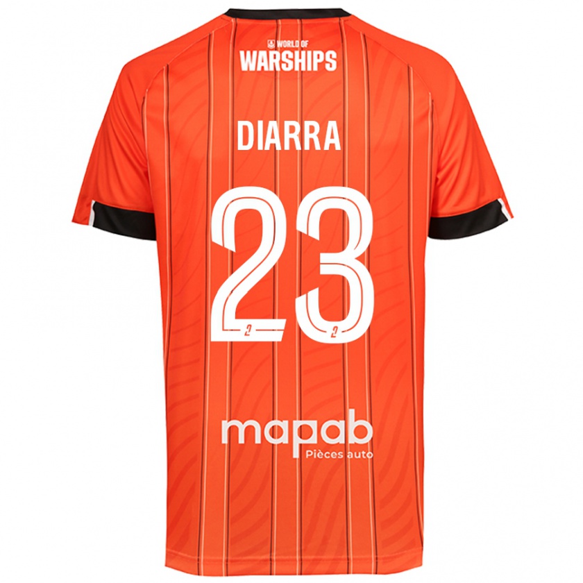 Kandiny Miesten Stéphane Diarra #23 Oranssi Kotipaita 2024/25 Lyhythihainen Paita T-Paita