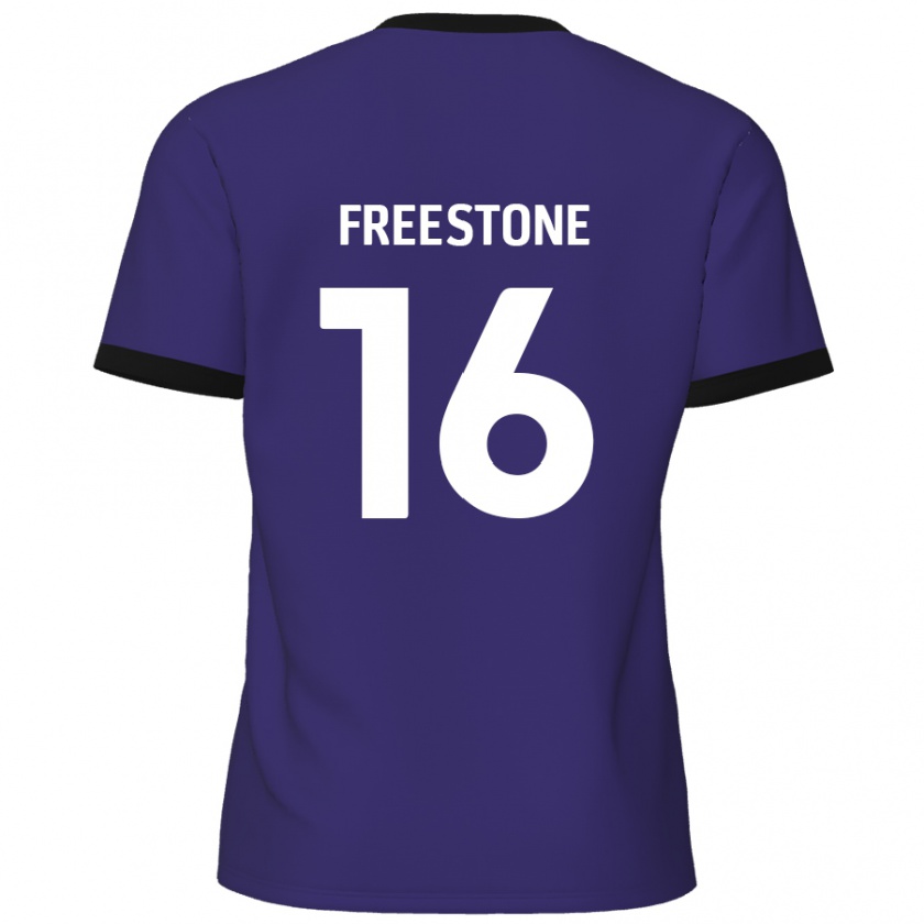 Kandiny Miesten Lewis Freestone #16 Violetti Vieraspaita 2024/25 Lyhythihainen Paita T-Paita