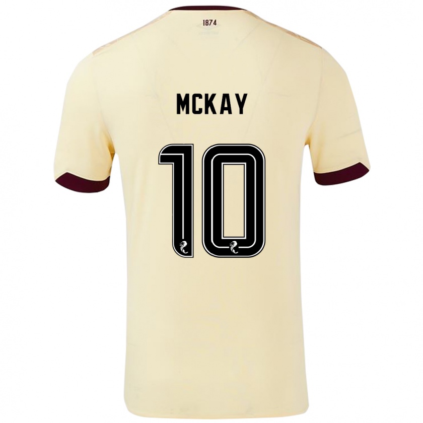 Kandiny Miesten Barrie Mckay #10 Burgundin Kerma Vieraspaita 2024/25 Lyhythihainen Paita T-Paita