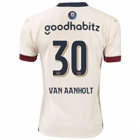 Kandiny Miesten Patrick Van Aanholt #30 Luonnonvalkoinen Vieraspaita 2023/24 Lyhythihainen Paita T-Paita