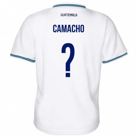 Kandiny Lapset Guatemala Samuel Camacho #0 Valkoinen Kotipaita 24-26 Lyhythihainen Paita T-Paita