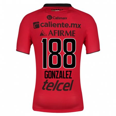 Kandiny Lapset Jorge González #188 Punainen Kotipaita 2023/24 Lyhythihainen Paita T-Paita