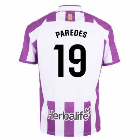 Kandiny Lapset Yago Paredes #19 Purppura Kotipaita 2023/24 Lyhythihainen Paita T-Paita