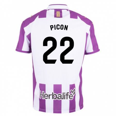 Kandiny Lapset Pablo Picón #22 Purppura Kotipaita 2023/24 Lyhythihainen Paita T-Paita