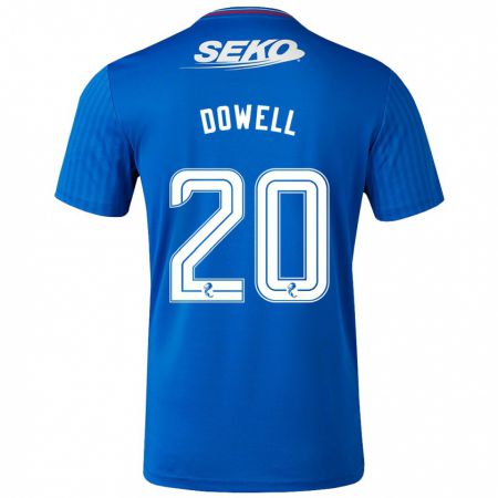 Kandiny Lapset Kieran Dowell #20 Sininen Kotipaita 2023/24 Lyhythihainen Paita T-Paita