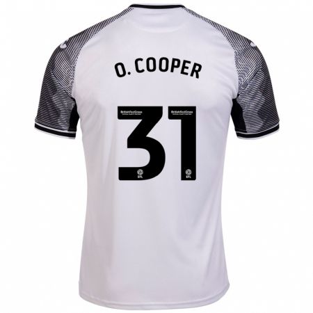 Kandiny Lapset Oliver Cooper #31 Valkoinen Kotipaita 2023/24 Lyhythihainen Paita T-Paita