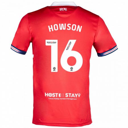 Kandiny Lapset Jonathan Howson #16 Punainen Kotipaita 2023/24 Lyhythihainen Paita T-Paita