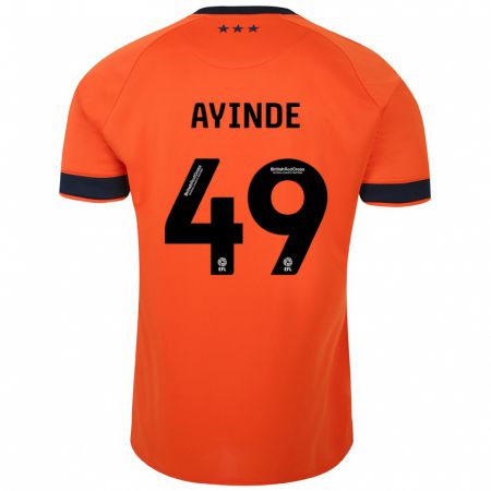 Kandiny Lapset Leon Ayinde #49 Oranssi Vieraspaita 2023/24 Lyhythihainen Paita T-Paita