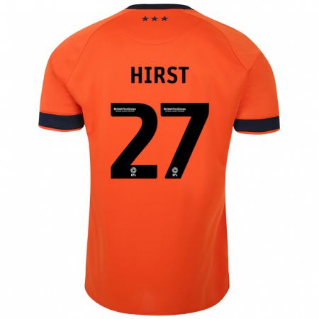 Kandiny Miesten George Hirst #27 Oranssi Vieraspaita 2023/24 Lyhythihainen Paita T-Paita