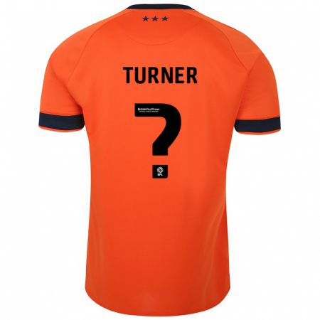Kandiny Miesten Steven Turner #0 Oranssi Vieraspaita 2023/24 Lyhythihainen Paita T-Paita