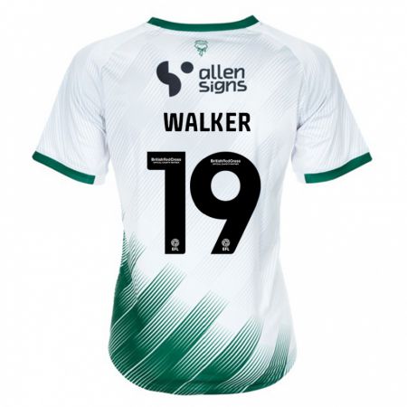 Kandiny Miesten Tyler Walker #19 Valkoinen Vieraspaita 2023/24 Lyhythihainen Paita T-Paita