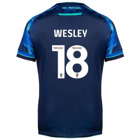 Kandiny Miesten Wesley Moraes #18 Laivasto Vieraspaita 2023/24 Lyhythihainen Paita T-Paita