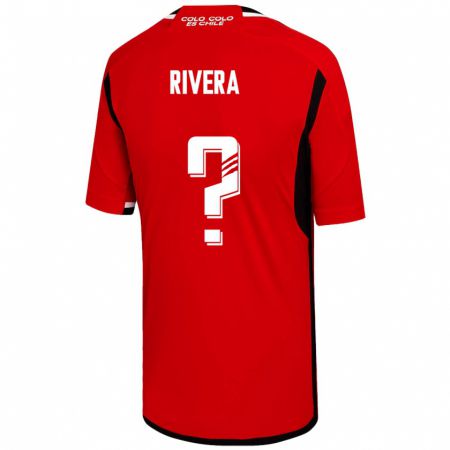 Kandiny Miesten Francisco Rivera #0 Punainen Vieraspaita 2023/24 Lyhythihainen Paita T-Paita