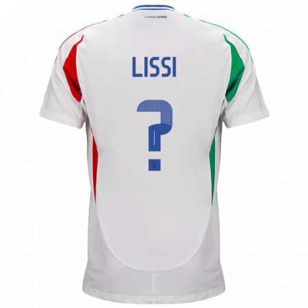 Kandiny Lapset Italia Thomas Lissi #0 Valkoinen Vieraspaita 24-26 Lyhythihainen Paita T-Paita