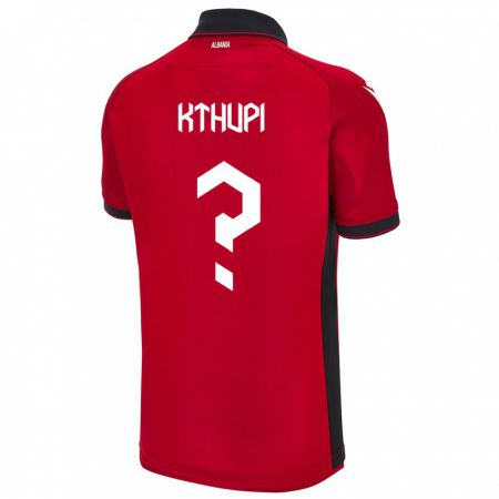 Kandiny Miesten Albania Amer Kthupi #0 Punainen Kotipaita 24-26 Lyhythihainen Paita T-Paita