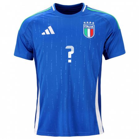 Kandiny Naisten Italia Riccardo Calafiori #0 Sininen Kotipaita 24-26 Lyhythihainen Paita T-Paita