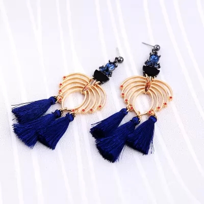 Kandiny - Temperament blue water drop Earrings 00844