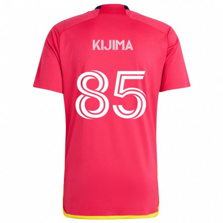 Kandiny Miesten Hosei Kijima #85 Punainen Sininen Kotipaita 2024/25 Lyhythihainen Paita T-Paita