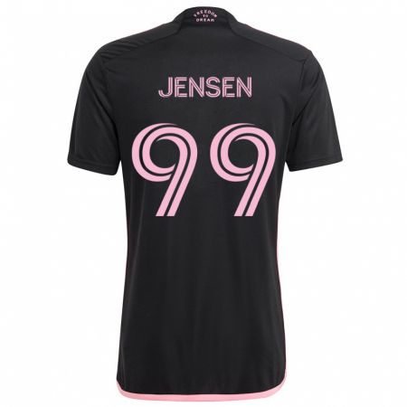 Kandiny Miesten Cole Jensen #99 Musta Vieraspaita 2024/25 Lyhythihainen Paita T-Paita