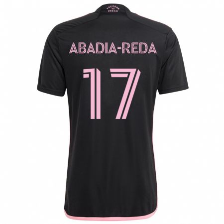 Kandiny Miesten Ezequiel Abadia-Reda #17 Musta Vieraspaita 2024/25 Lyhythihainen Paita T-Paita