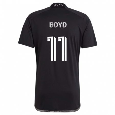 Kandiny Miesten Tyler Boyd #11 Musta Vieraspaita 2024/25 Lyhythihainen Paita T-Paita