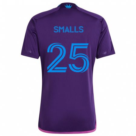 Kandiny Naisten Tyger Smalls #25 Purppura Sininen Vieraspaita 2024/25 Lyhythihainen Paita T-Paita