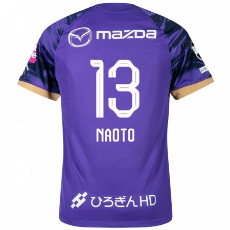 Kandiny Lapset Naoto Arai #13 Purppura Valkoinen Kotipaita 2024/25 Lyhythihainen Paita T-Paita