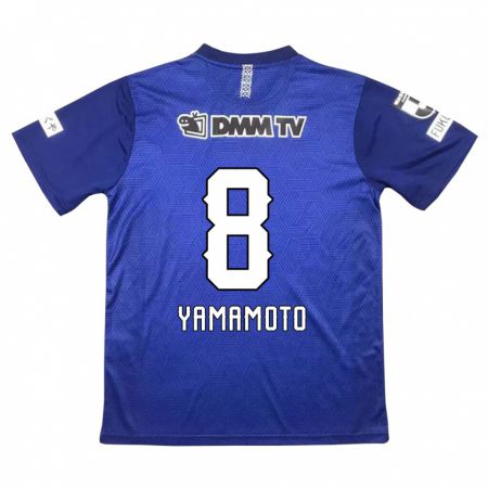 Kandiny Lapset Shunsuke Yamamoto #8 Tummansininen Kotipaita 2024/25 Lyhythihainen Paita T-Paita