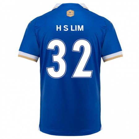 Kandiny Lapset Seong-Hyeon Lim #32 Sinivalkoinen Kotipaita 2024/25 Lyhythihainen Paita T-Paita