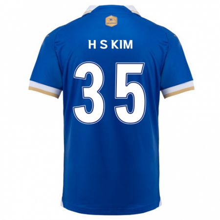 Kandiny Miesten Seung-Hyun Kim #35 Sinivalkoinen Kotipaita 2024/25 Lyhythihainen Paita T-Paita