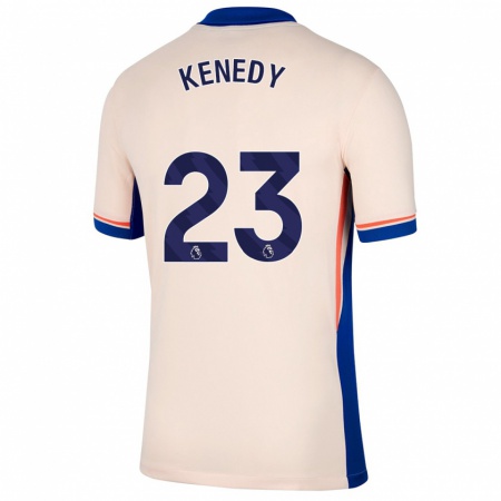 Kandiny Lapset Robert Kenedy #23 Vaalea Beige Vieraspaita 2024/25 Lyhythihainen Paita T-Paita