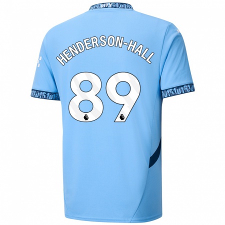 Kandiny Miesten Matty Henderson-Hall #89 Tummansininen Kotipaita 2024/25 Lyhythihainen Paita T-Paita