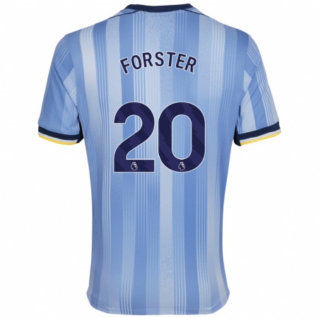 Kandiny Miesten Fraser Forster #20 Vaaleansininen Vieraspaita 2024/25 Lyhythihainen Paita T-Paita