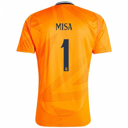 Kandiny Miesten Misa Rodríguez #1 Oranssi Vieraspaita 2024/25 Lyhythihainen Paita T-Paita