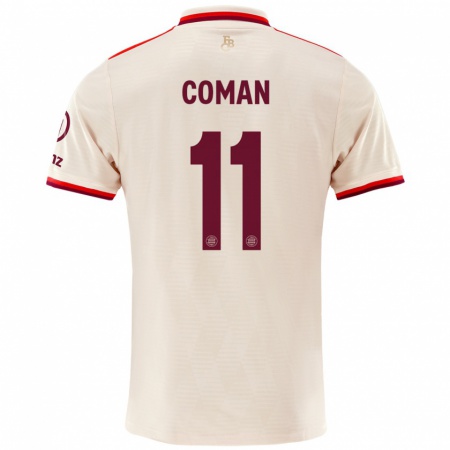 Kandiny Miesten Kingsley Coman #11 Liinavaatteet Kolmas Sarja 2024/25 Lyhythihainen Paita T-Paita