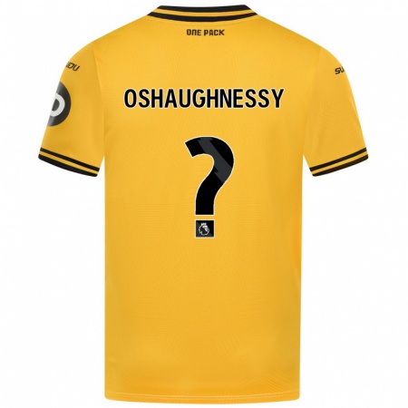 Kandiny Miesten Joe Oshaughnessy #0 Keltainen Kotipaita 2024/25 Lyhythihainen Paita T-Paita