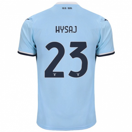 Kandiny Miesten Elseid Hysaj #23 Sininen Kotipaita 2024/25 Lyhythihainen Paita T-Paita