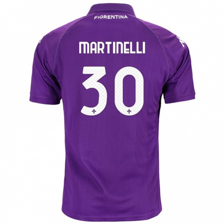 Kandiny Lapset Tommaso Martinelli #30 Violetti Kotipaita 2024/25 Lyhythihainen Paita T-Paita