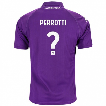 Kandiny Lapset Alessandro Perrotti #0 Violetti Kotipaita 2024/25 Lyhythihainen Paita T-Paita