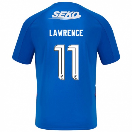 Kandiny Lapset Tom Lawrence #11 Tummansininen Kotipaita 2024/25 Lyhythihainen Paita T-Paita