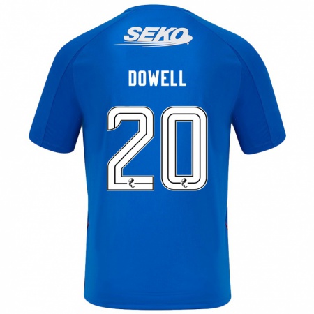 Kandiny Lapset Kieran Dowell #20 Tummansininen Kotipaita 2024/25 Lyhythihainen Paita T-Paita