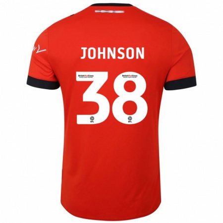 Kandiny Lapset Joe Johnson #38 Oranssi Musta Kotipaita 2024/25 Lyhythihainen Paita T-Paita