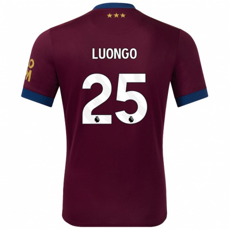 Kandiny Lapset Massimo Luongo #25 Ruskea Vieraspaita 2024/25 Lyhythihainen Paita T-Paita