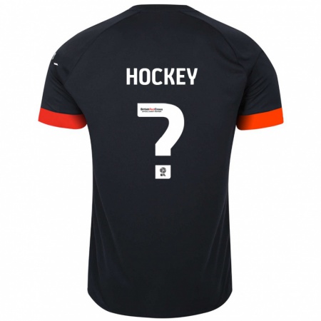 Kandiny Miesten Cai Hockey #0 Musta Oranssi Vieraspaita 2024/25 Lyhythihainen Paita T-Paita